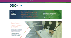 Desktop Screenshot of maxclean.com.br