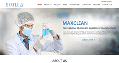 Desktop Screenshot of maxclean.com
